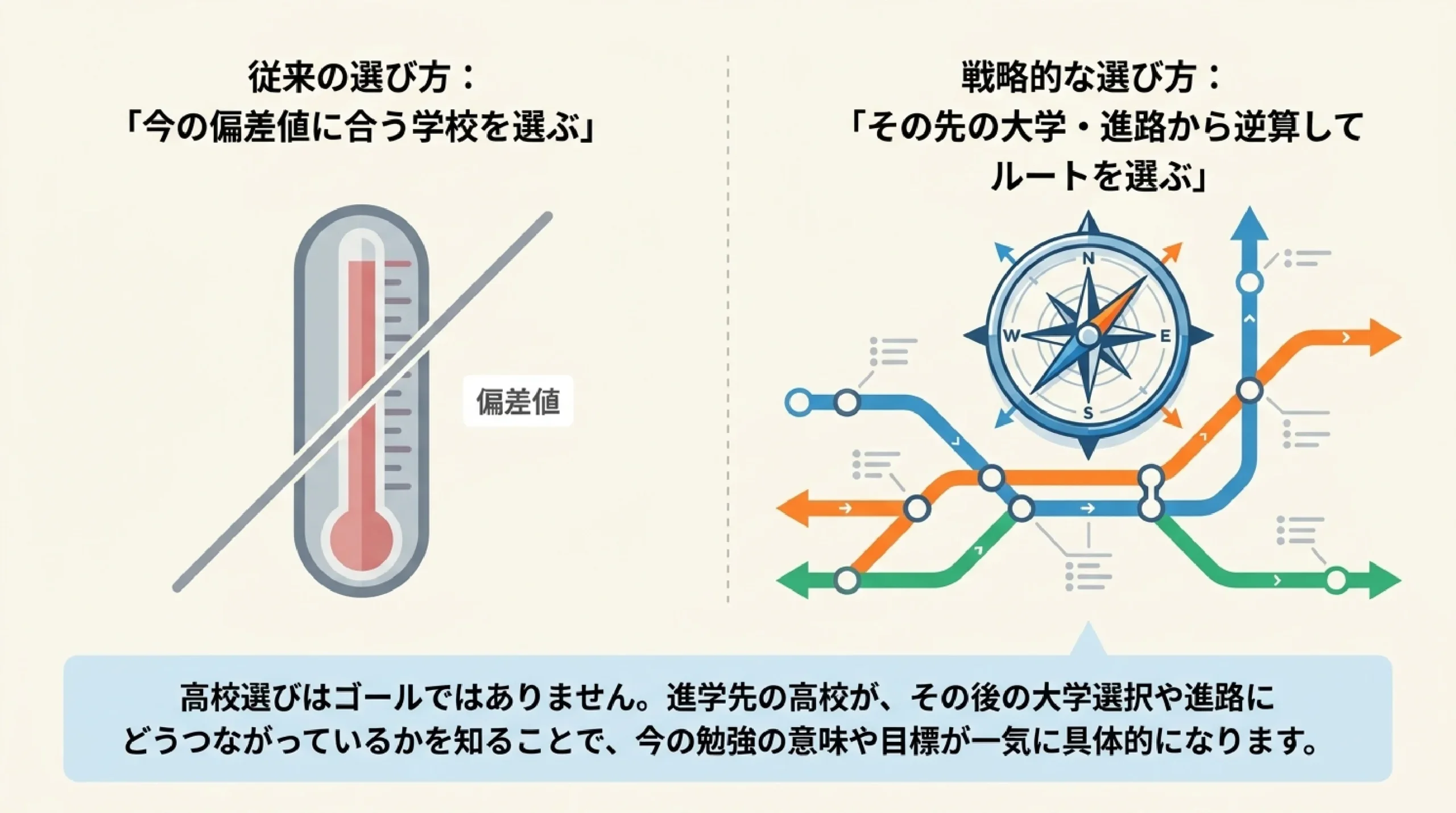 あざみ野・すすき野の子はどの高校へ?青葉区の高校選びと進路の広がりマップ