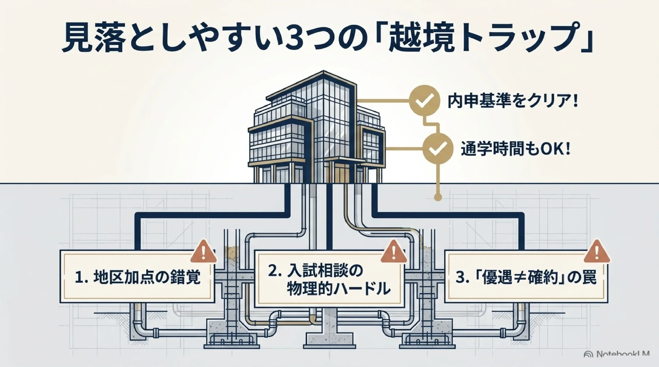 あざみ野・すすき野から通える東京私立の併願優遇｜神奈川の中学生が「押さえ」に使える高校｜図解スライド10