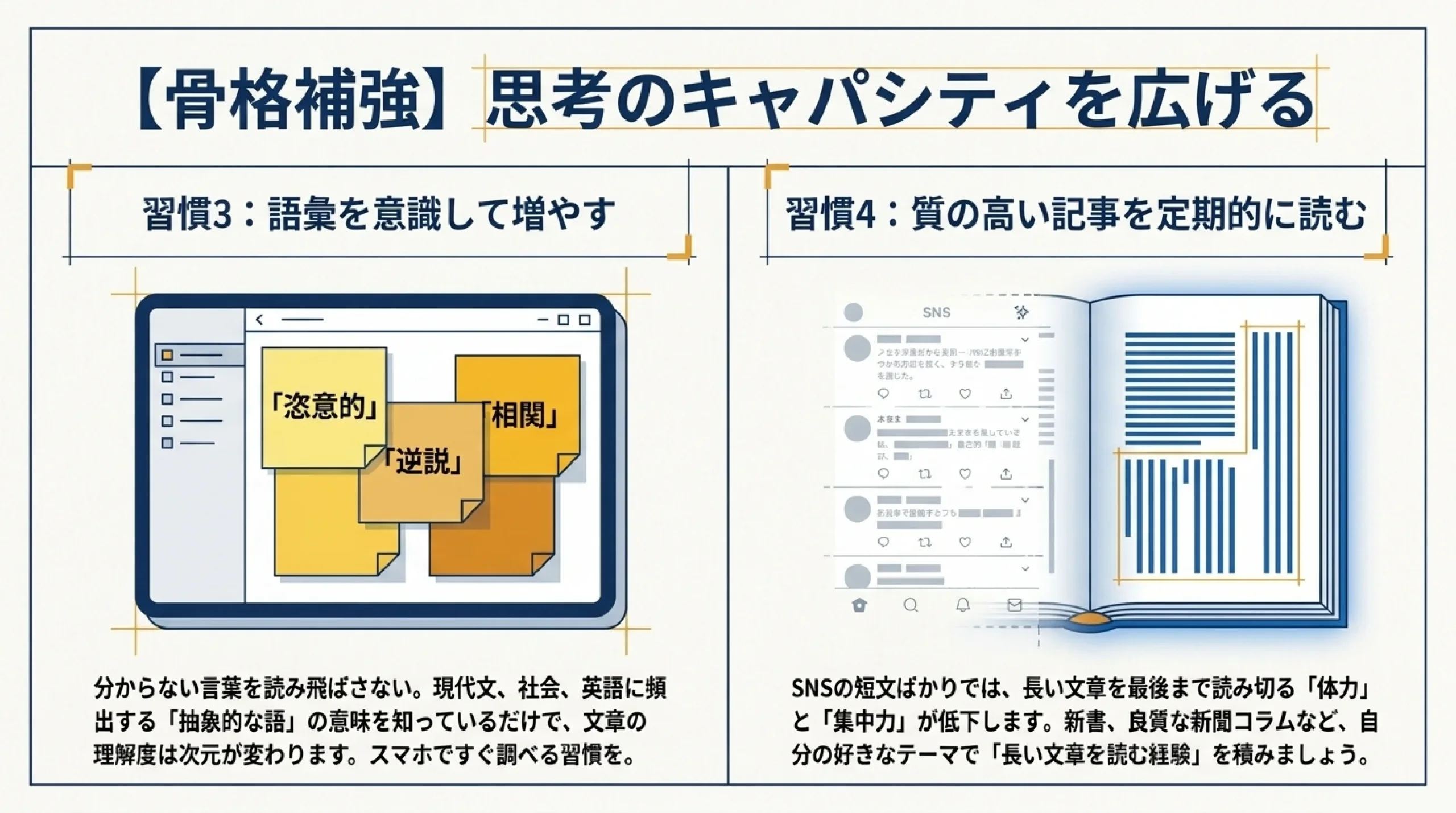 読解力はすべての教科・仕事の土台｜高校生のうちに伸ばす理由と方法
