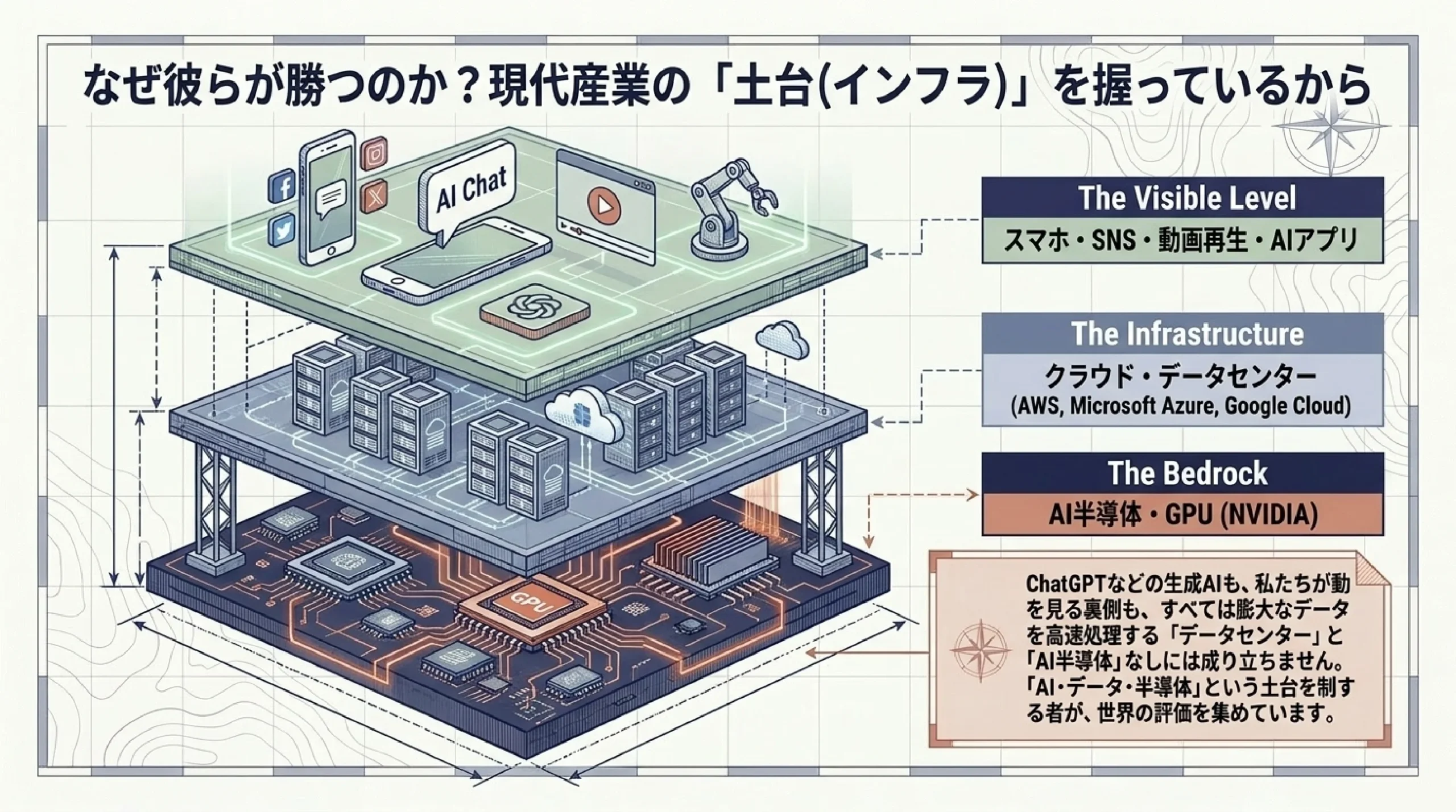 GAFAM・巨大テックとは？いま伸びる成長産業を高校生向けに解説