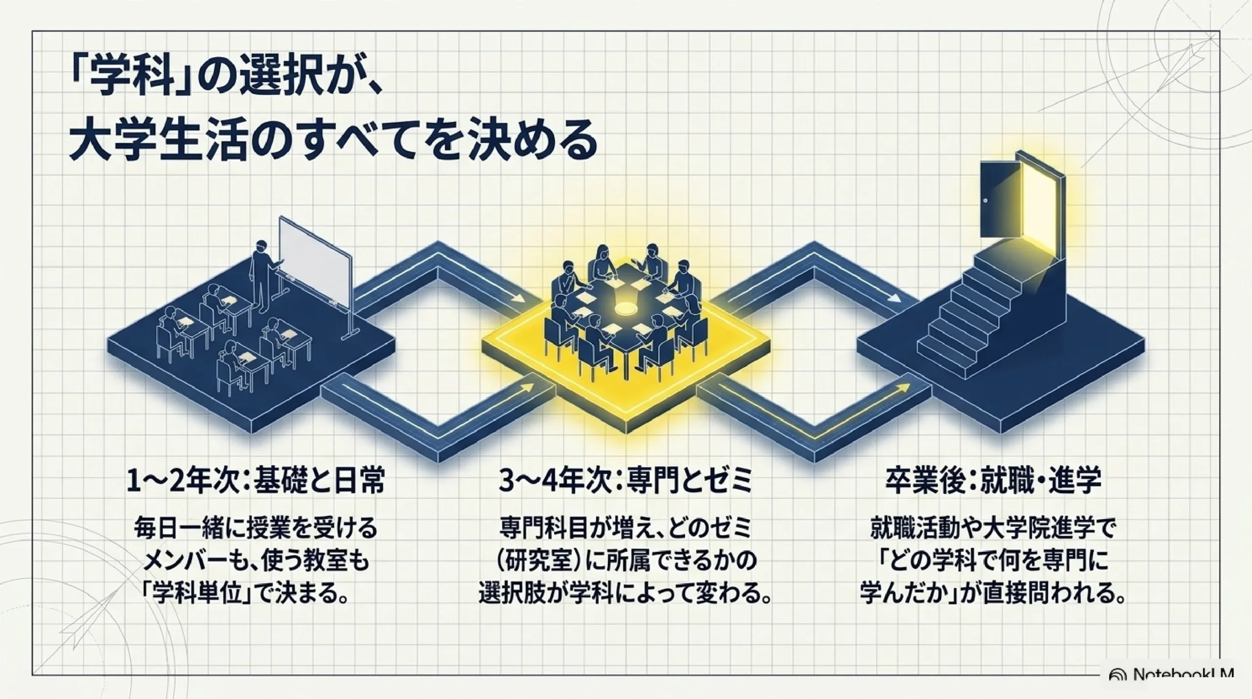 学部と学科の違いを1記事で理解する｜大学選びの基本｜図解スライド8