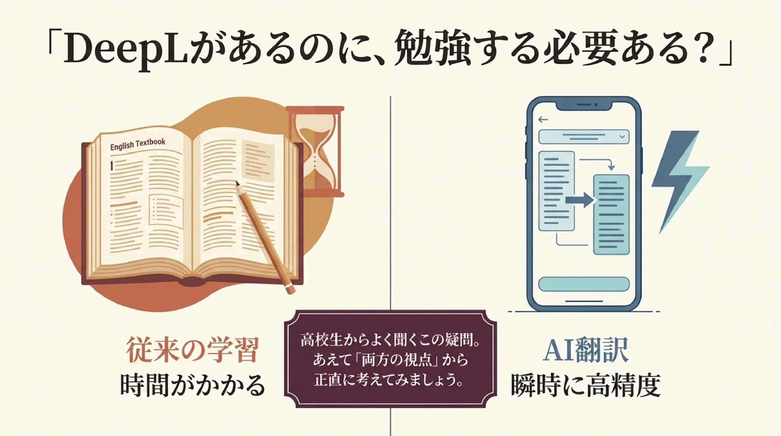 語学は本当に大事？AI翻訳の時代に英語・外国語を学ぶ意味を考える｜「DeepLがあるのに、勉強する必要ある？」