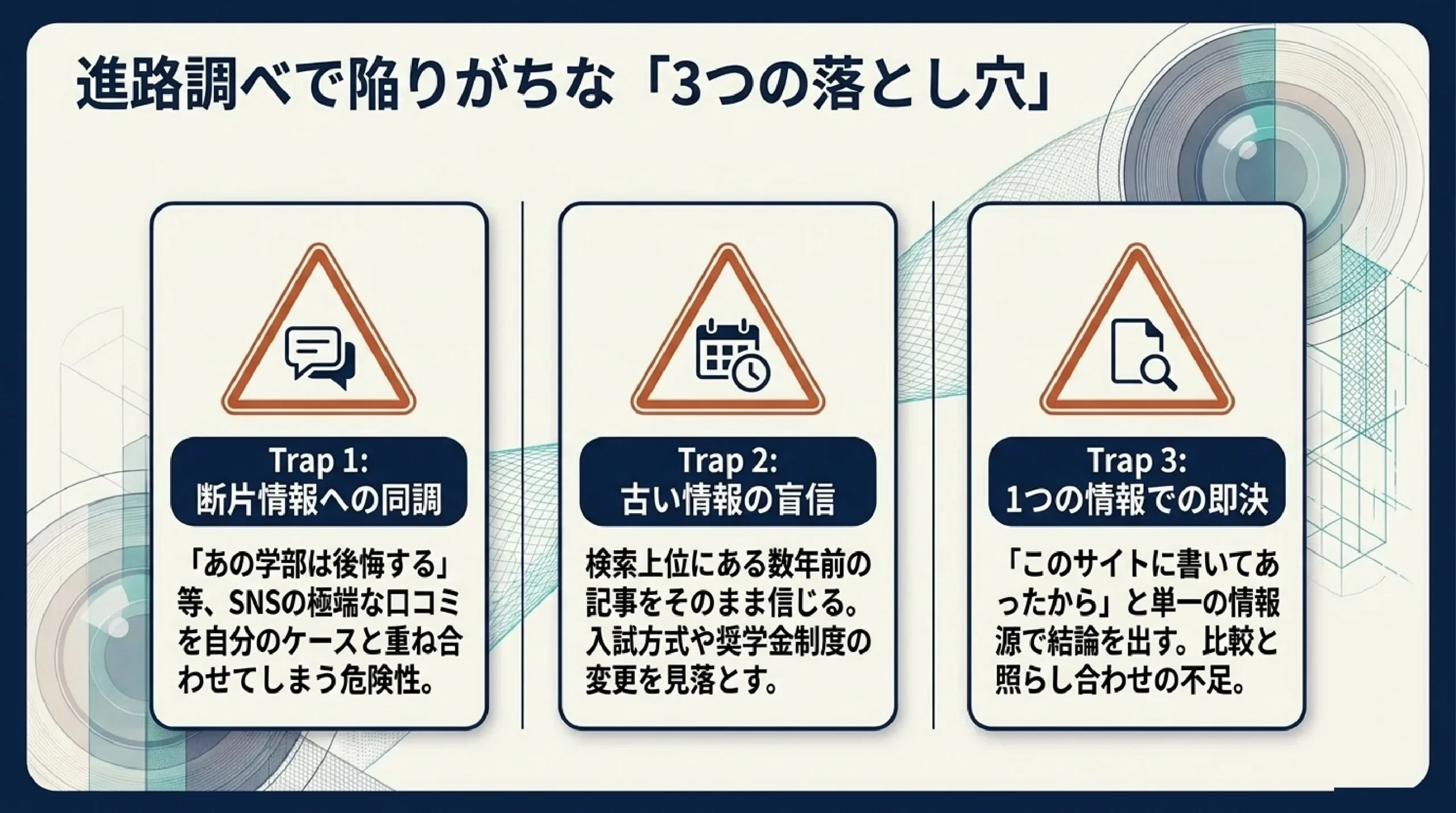 情報を集める・整理する・見極める力｜進路にも就活にも効く情報リテラシー