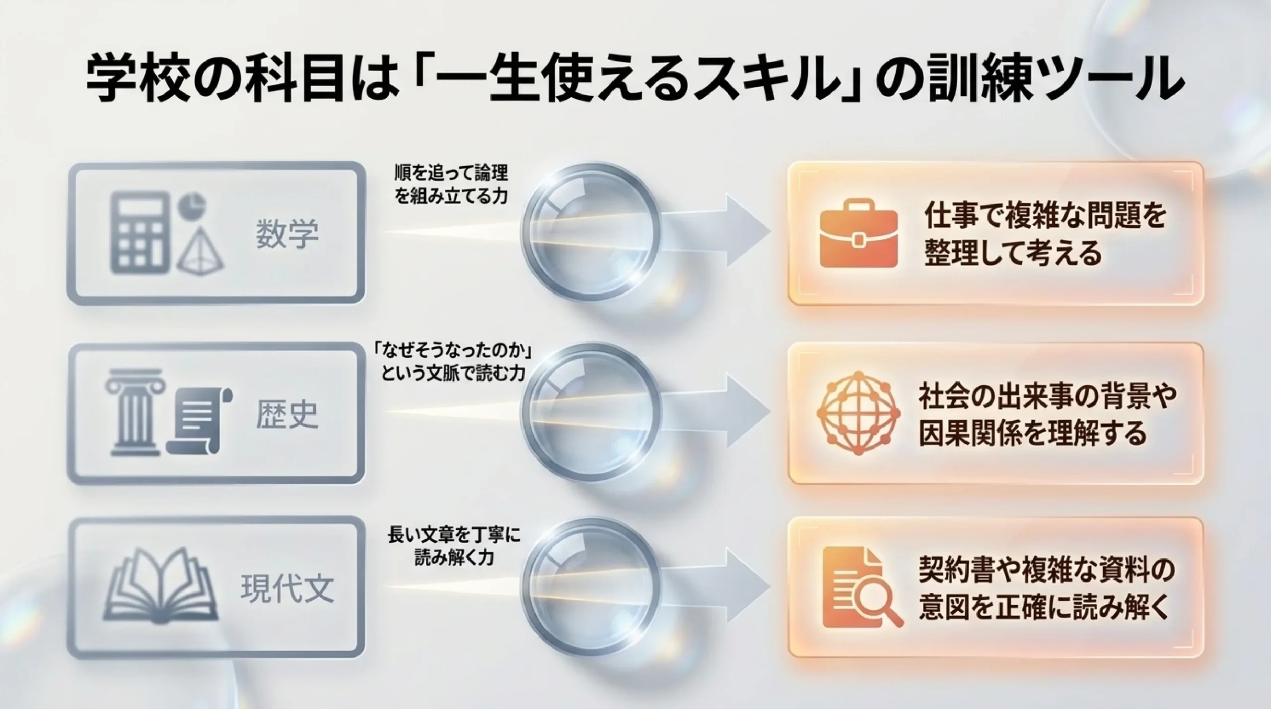 「なぜ勉強するの？」学びが将来につながる理由を高校生と一緒に考える