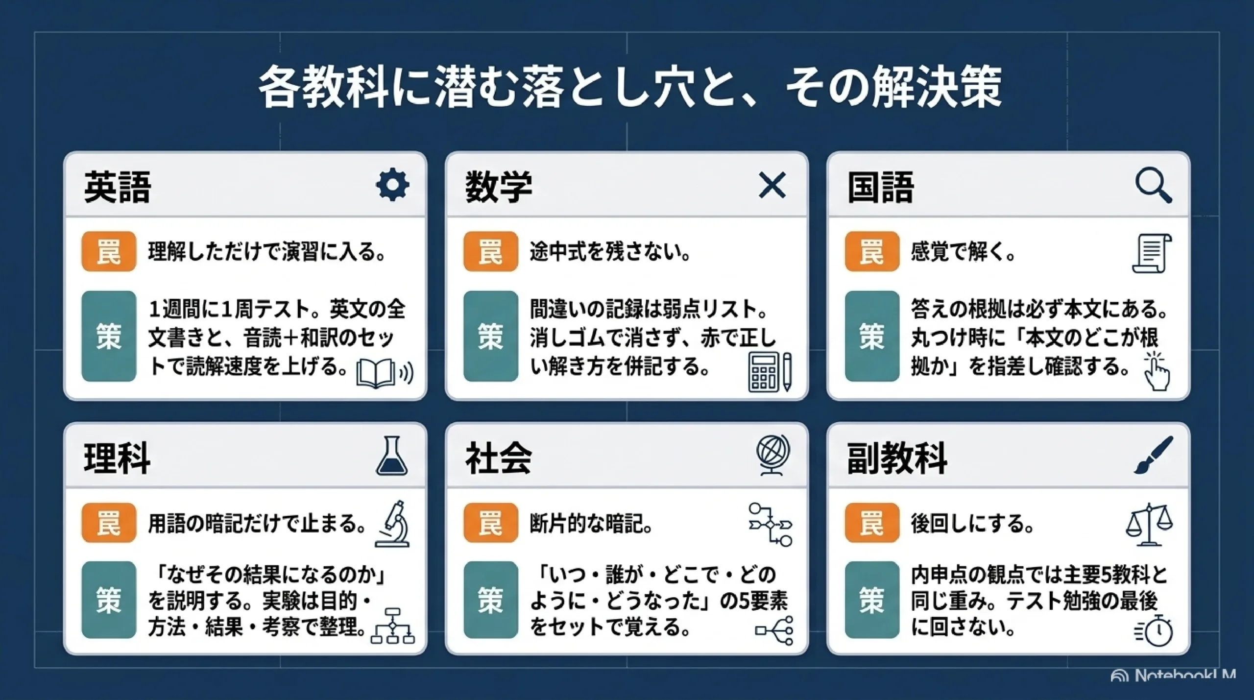 成績の上がる正しい勉強法【質・量・気持ち】とは？｜あざみ野・すすき野の個別指導塾MySTEP｜図解スライド10