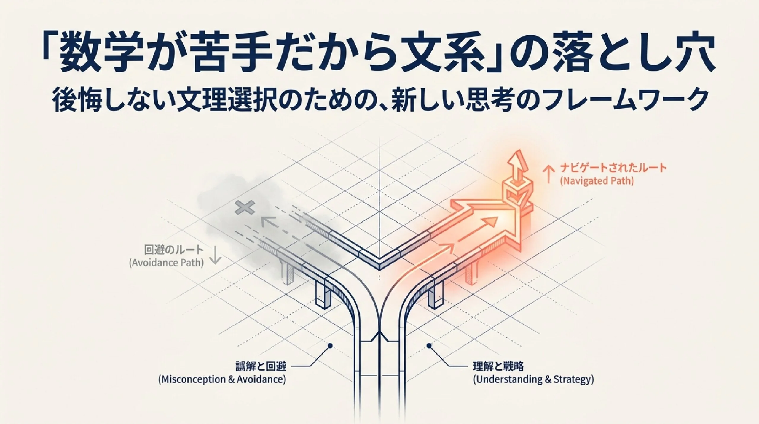 「数学が苦手だから文系」が危険な理由｜文理選択の落とし穴