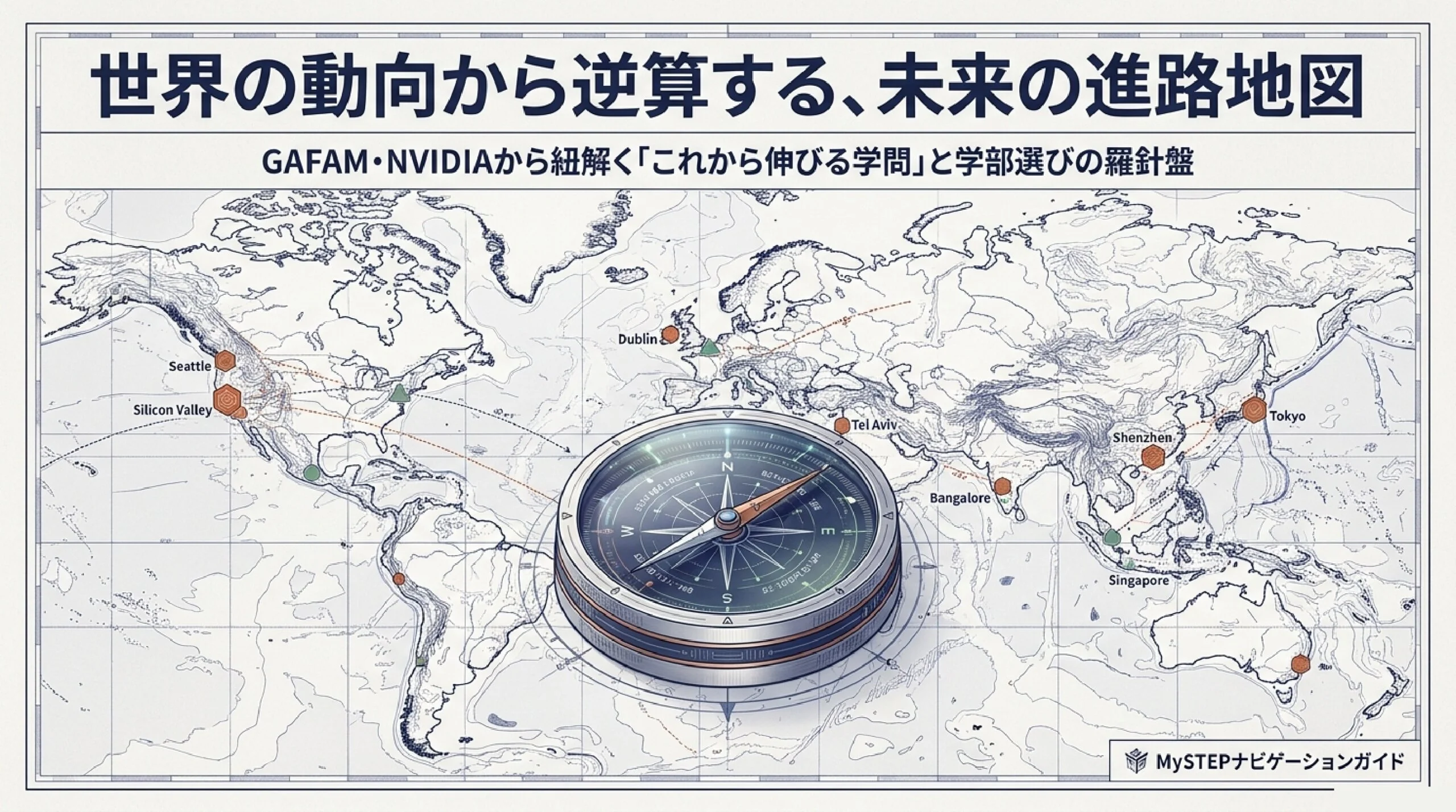 GAFAM・巨大テックとは？いま伸びる成長産業を高校生向けに解説
