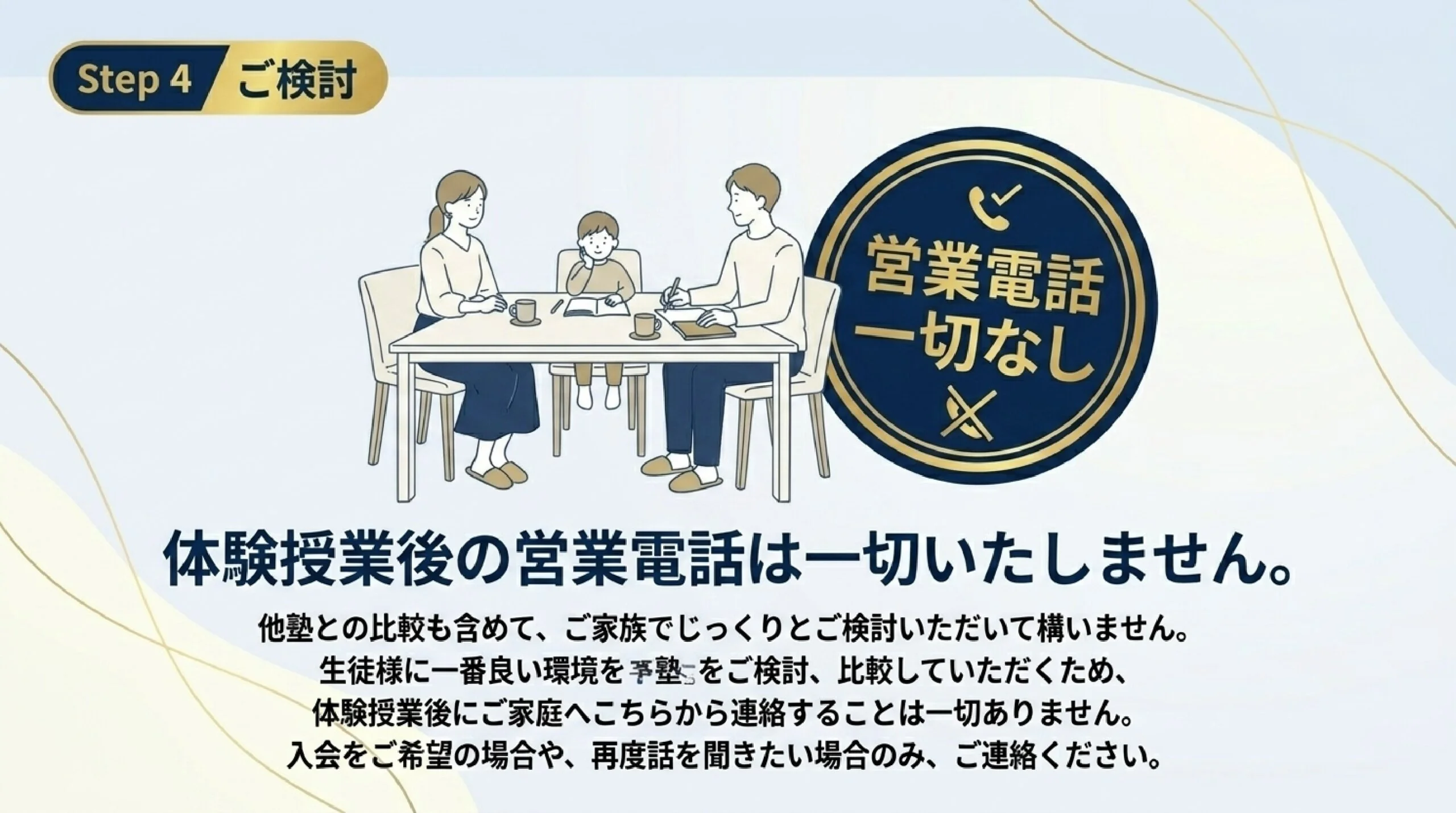 STEP4 ご検討｜横浜市青葉区・あざみ野周辺の塾と比較